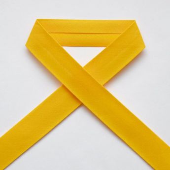 Biais uni - 19 jaune