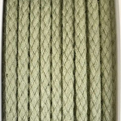 Cordon coton 4mm - kaki