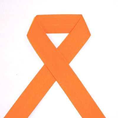 Biais uni - 25 orange