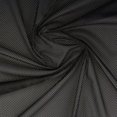 Tissu mesh noir