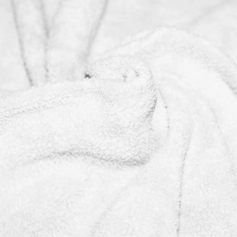 Sherpa de coton blanc Oekotex 100