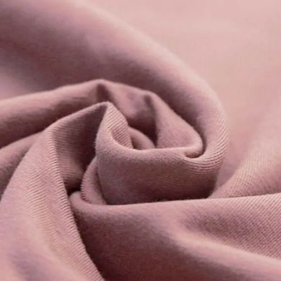 Jersey coton bio vieux rose