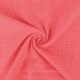 Double gaze de coton rose