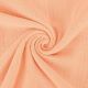 Double gaze de coton rose saumon