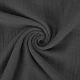 Double gaze de coton gris foncé