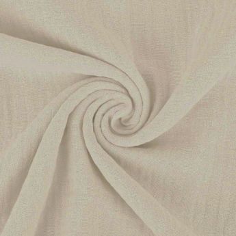 Double gaze de coton latte